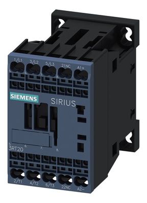 1St. Siemens 3RT2016-2AP02 Schütz, AC-3e, 9 A/4 kW/400V, 3-polig, AC 230V, 50/60Hz, 1