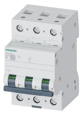 1St. Siemens 5SL6306-6 Leitungsschutzschalter 400V 6kA, 3-polig