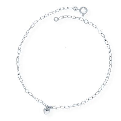 JuwelmaLux Herz Fußkette 925 Silber JL39-04-0183
