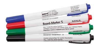 MAUL Whiteboard-Marker, sortiert, 4er-Set, Gr”áe: S