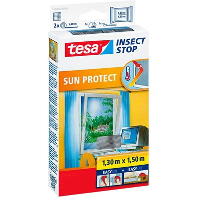 tesa 55806-00021-00 Fliegengitter Insect Stop SUN Protect anthrazit
