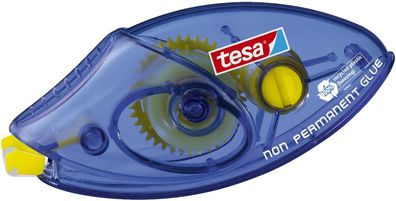 tesa® 59190-00005-03 Kleberoller Einweg - non permanent, 8,5 m x 8,4 mm, blau