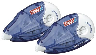 tesa 59605-00000-06 ecoLogo Korrekturroller Refill Correction Doppelpack