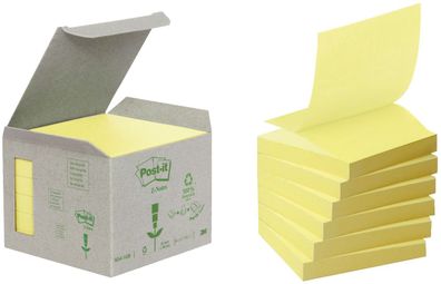 Post-it® R330-1B Recycling Z-Notes 76 x 76 mm pastellgelb