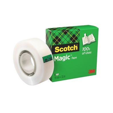 Scotch® M8101933 Klebeband Magic™ 810, Zellulose Acetat, unsichtbar, beschriftbar, 33