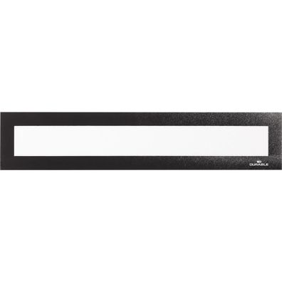 Durable 4987 01 Info-Rahmen DURAFRAME® Magnetic TOP A3 - 323 x 66 mm, schwarz, 5er Pa