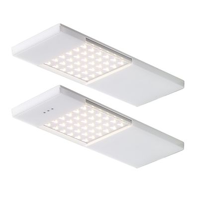 LED Küchen Unterbauleuchte Samba Change 2x4 W, Lichtfarbe regelbar