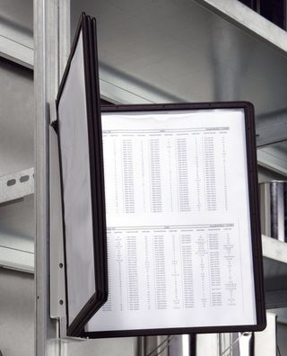 Durable 5914 01 Sichttafelsystem VARIO® MAGNET WALL 5 - Wandset, 5 Sichttafeln A4, sc