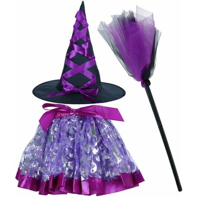 KIK Lila Hexenkostüm
