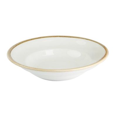 Olympia Kiln Pasta Schüssel Kreide 250mm 340ml (4 Stück)