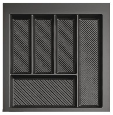 Besteckeinsatz kürzbar, Breite 39-45cm, Schublade 50cm, Tiefe 42-49cm