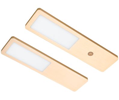 LED Küchen Unterbauleuchte 2x4 W, Küchenleuchte Fynn, warmweiss