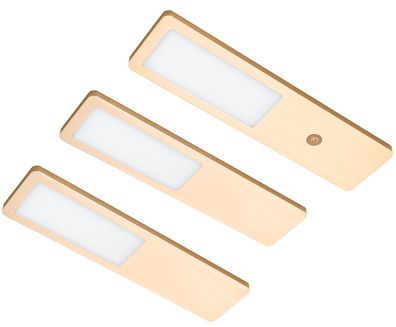 LED Küchen Unterbauleuchte 3x4 W, Küchenleuchte Fynn, warmweiss
