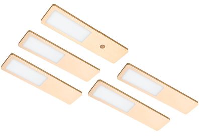 LED Küchen Unterbauleuchte 5x4 W, Küchenleuchte Fynn, warmweiss