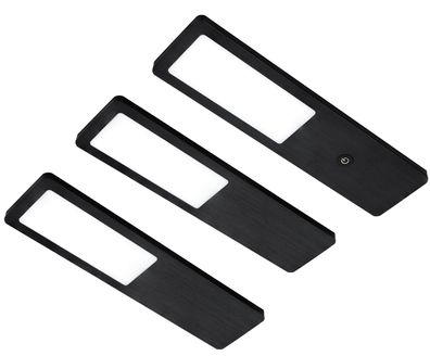 LED Küchen Unterbauleuchte 3x4 W, Küchenleuchte Fynn, warmweiss