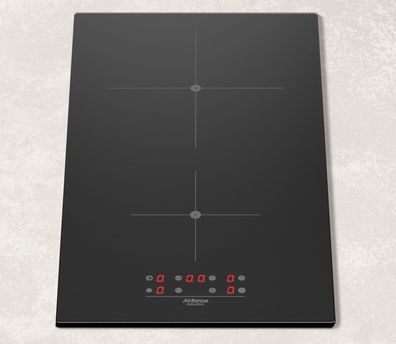 Airforce Induktionskochfeld 30x52cm Domino Pop 30 mit 2 Kochzonen