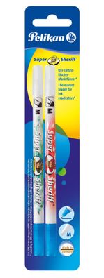 Pelikan 921759 Tintenlöschstift Super Sheriff 258M/2/B, Blister