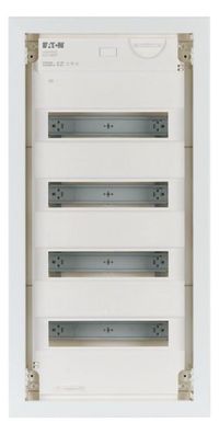 1St. Eaton 178804 KLV-48UPP-F Unterputz-Kleinverteiler, 4-reihig, Stahlblechtür flach