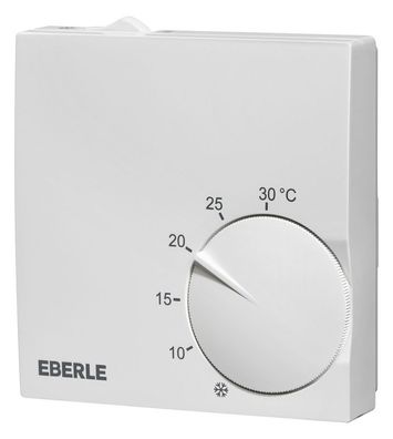 1St. Eberle Polarweißer RTR-S 6731-1 Raumregler extra fl 5-30 C
