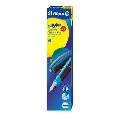 Pelikan 801263 Füller Patrone Style P57 - Feder M, neonblau(P)