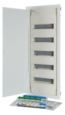 1St. Eaton KLV-60HWP-F Hohlwand-Kleinverteiler, 5-reihig, 60TE