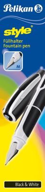 Pelikan 903054 Füller Patrone Style P57 - Feder M, weiß