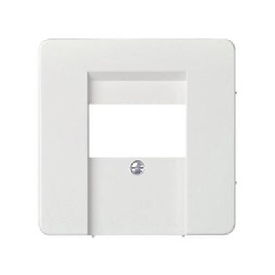 1St. Elso 503600 Zentralplatte für TAE-Dose 3fach Renovierung perlweiß