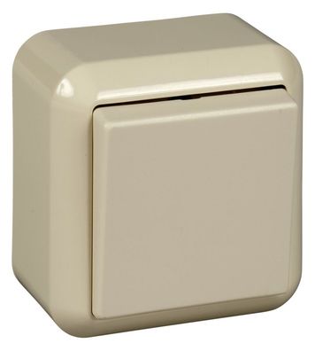 1St. Elso 381600 Universal-Schalter 10A Contura Steckklemme perlweiß