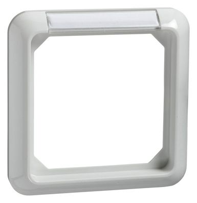 1St. Elso 224114 Rahmen 1-fach mit Schriftfeld Fashion Thermo reinweiß