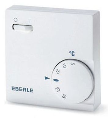 1St. Eberle 111170351100 Raumregler, 5-30C, AC 230V, 1 We, 10/5 A, Ein/Aus, mit TA ca