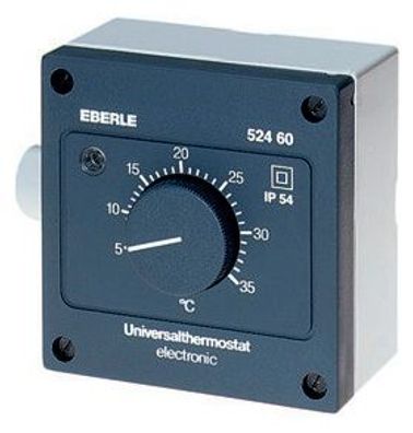 1St. Eberle 052460141410 Feuchtraumregler, -1515C mit Aussenskala, Lampe Heizung, AC