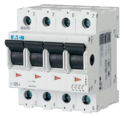 1St. Eaton 276281 Hauptschalter, 4p, 400V, 80A IS-80/4