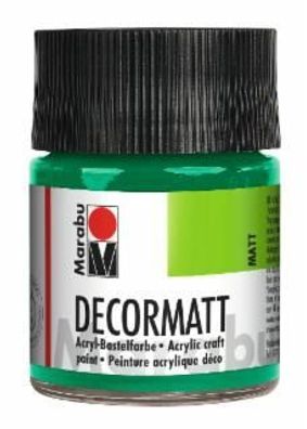 Marabu 1401 05 067 Decormatt Acryl, Saftgrün 067, 50 ml
