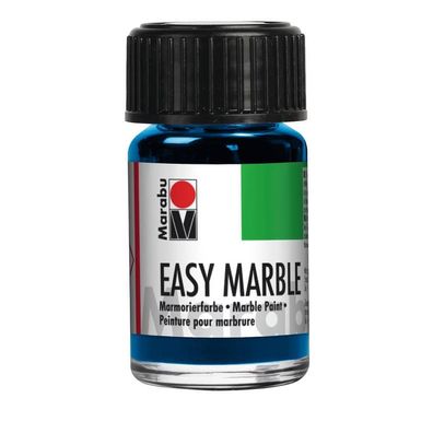 Marabu 1305 39 095 easy marble, Azurblau 095, 15 ml