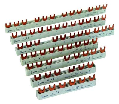1St. Eaton 215659 Phasenschiene, 3Ph, 10qmm, Gabel, 4 + 5TE EVG-3PHAS/N/5MODUL/LS