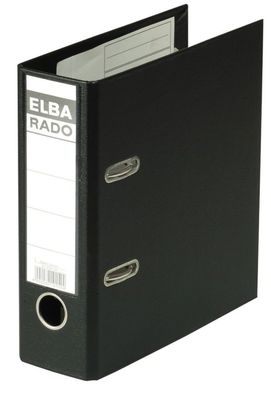 ELBA Ordner rado plast - DIN A5 hoch, R?ckenbr.: 75 mm, sw
