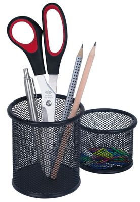 WEDO Stiftek”cher-Set Office, aus Drahtmetall, schwarz