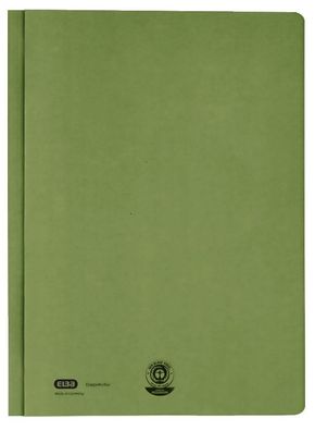 Elba 100421221 Hefter Zweifalz - A4, kfm. und Amtsheftung, Manilakarton 320 g/qm, grü