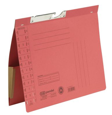 Elba 100570022 Pendelhefter Amtsheftung mit Dehntasche - Manilakarton (RC), 320 g/qm,