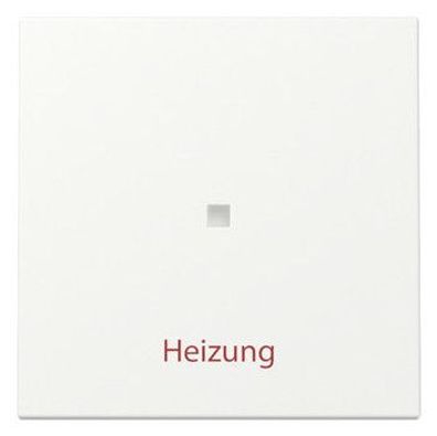 1St. Gira 367827 Wippe Kontrollfenster + Heizung Ein/Aus reinweiß seidenmatt
