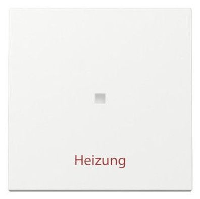 1St. Gira 367803 Wippe Kontrollfenster + Heizung Ein/Aus reinweiß glänzend