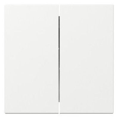 1St. Gira 349503 Wippe 2-fach gerade System 55 reinweiß glänzend