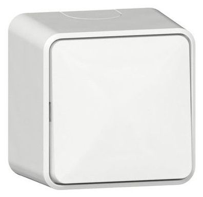 1St. Gira 310613 Wippschalter AusWe + Montagepl. AP Reinweiß