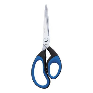 WEDO Schere Soft-Cut, spitz, L„nge: 210 mm, schwarz/blau