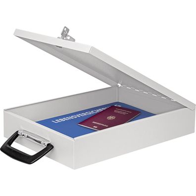 WEDO 102 1537 Dokumenten-Kassette DIN A4 mit Koffergriff(T)