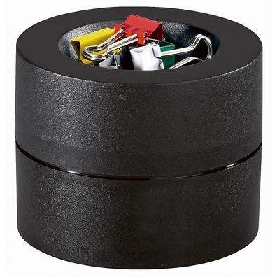 MAUL mauly-Spender inkl. 12 mauly Foldback-Klammern, schwarz