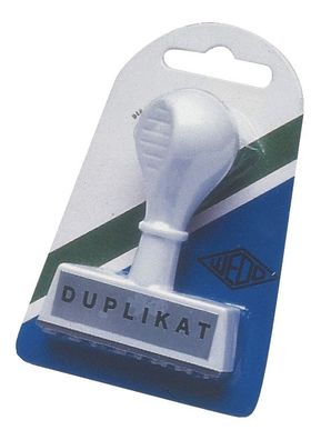 WEDO® 193 14 Stempel Text Duplikat - Abdruck 45 mm
