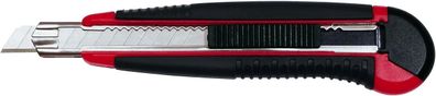WEDO 78 409 Profi-Cutter Auto-Load Klinge: 9 mm schwarz/rot