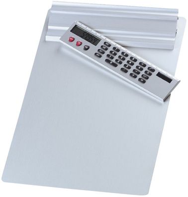 WEDO® 57 954 Klemmbrett aus Aluminium - silber