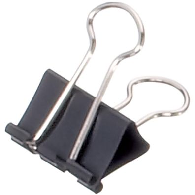 MAUL mauly 215 Foldback-Klammer, schwarz, (B)25 mm